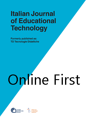 Italian Journal of Educational Technology - Accepted Manuscripts Online Section
